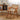 Silla de Madera Maciza y Ratán para Interior y Exterior