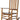 Mecedora Exterior de Madera Maciza