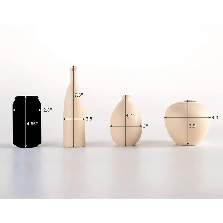 Set de Jarrones de Cerámica