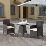 Juego de Comedor de Exterior 3 Piezas