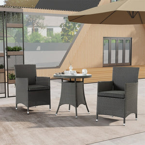 Juego de Comedor de Exterior 3 Piezas