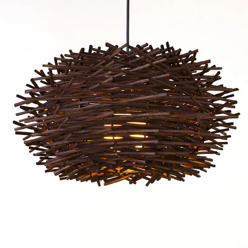 Southeast Asian Rattan Pendant Light for Restaurants
