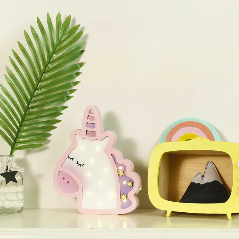 Nordic Unicorn Wall Lamp for Bedroom Decor and Gifts