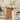 Solid Wood Dining Table with Pedestal Base