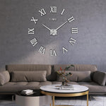 Reloj de Pared con Números Romanos 3D