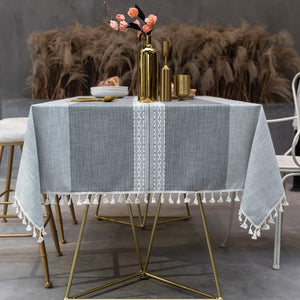 Mantel Boho con Flecos