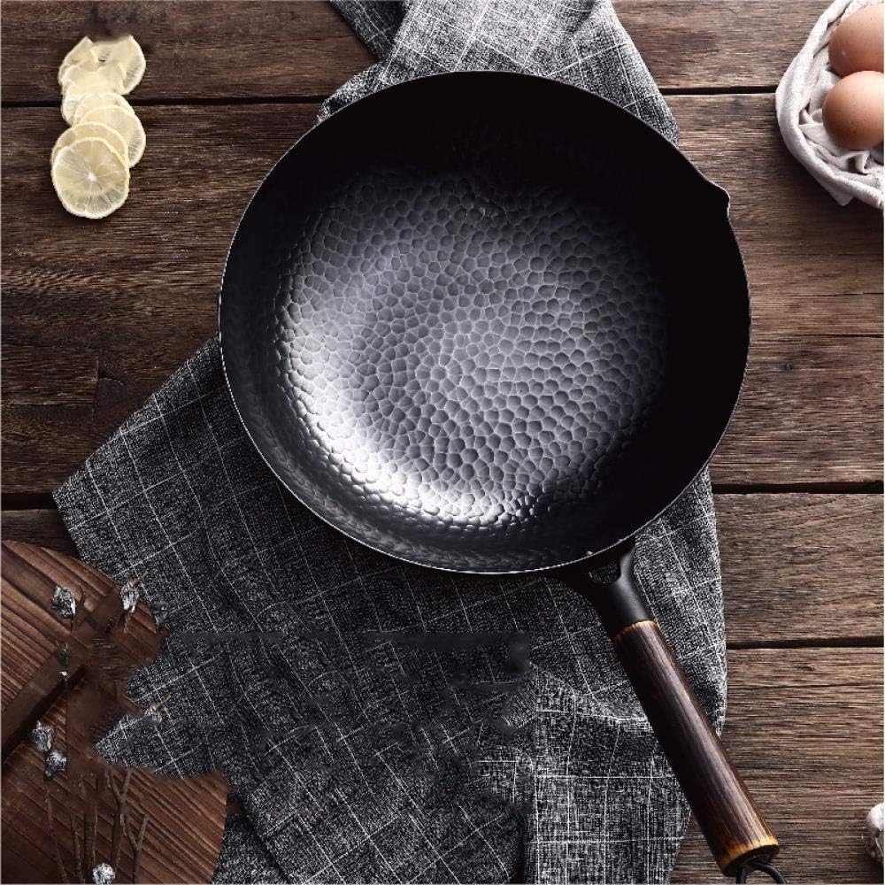 Wok de Hierro Premium con Tapa de Madera