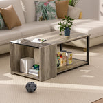 Mesa de Madera Multifuncional con Espacio para Almacenamiento