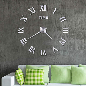 Reloj de Pared con Números Romanos 3D