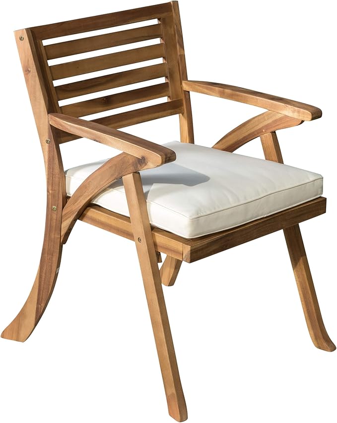 Set de 2 Sillas de Madera Artesanal para Exterior
