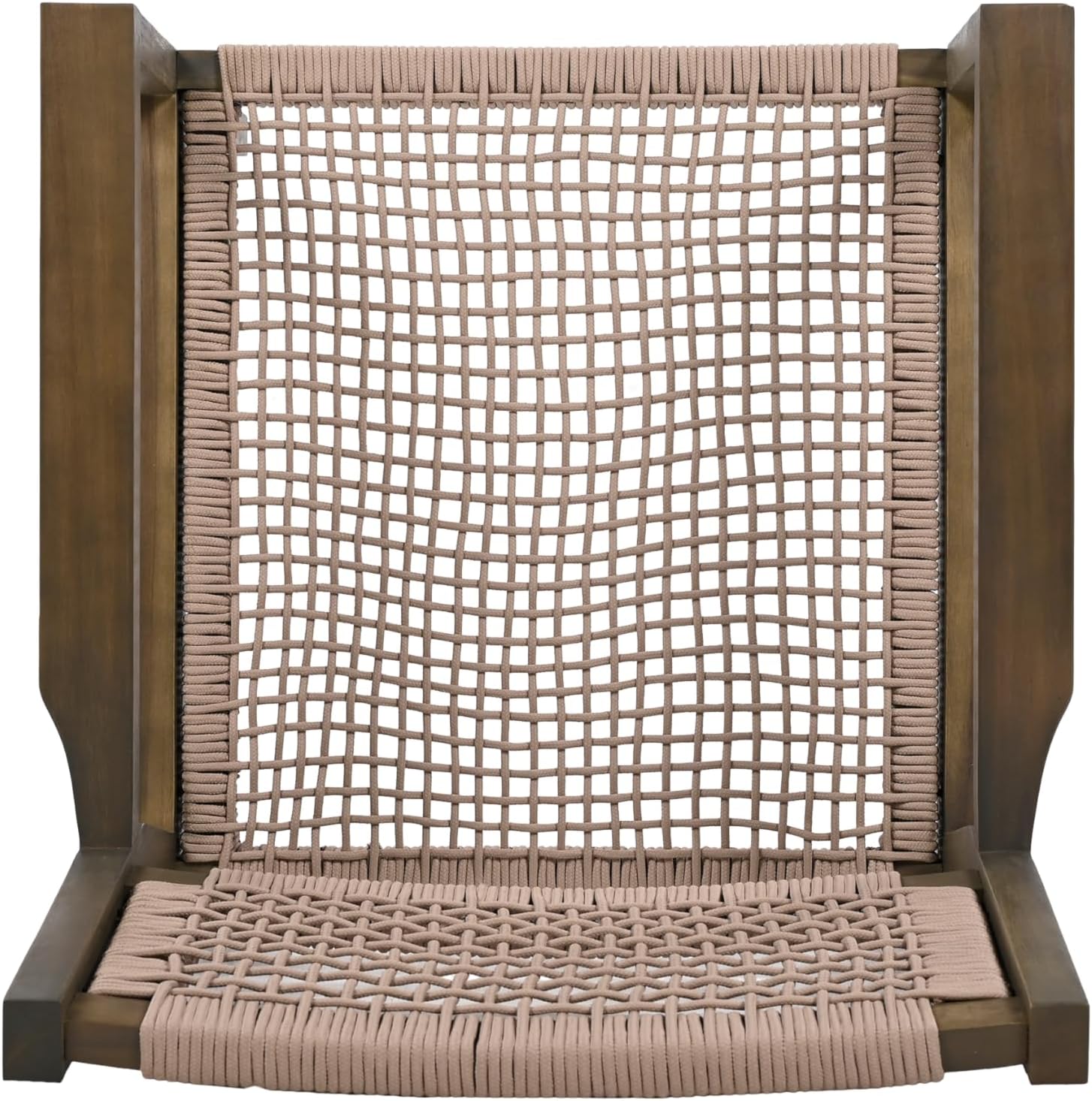 Set de 2 Sillas Trenzadas de Madera de Acacia