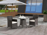 Juego de Comedor de Exterior 3 Piezas