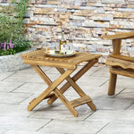 Mesa de Madera Artesanal de Acacia