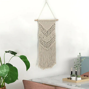 Handwoven Bohemian Tapestry - Nordic Wall Decor