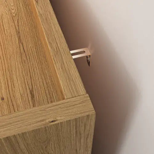 Cajonera de 4 Cajones de Madera Natural