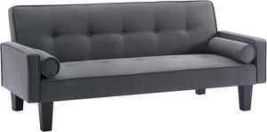 Sofá Cama Convertible de Tela de Lino