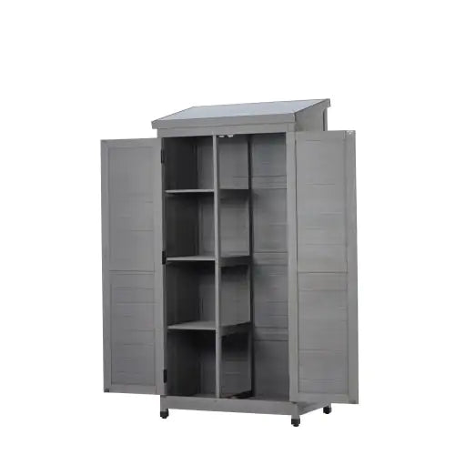 Gabinete de Almacenamiento Exterior de Madera