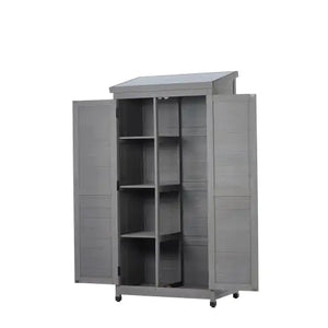 Gabinete de Almacenamiento Exterior de Madera
