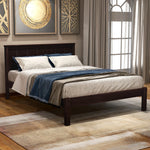 Cama de Madera de Pino con Plataforma