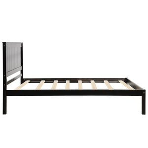 Cama de Madera de Pino con Plataforma