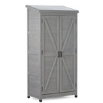 Gabinete de Almacenamiento Exterior de Madera