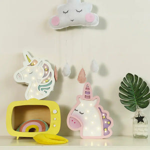 Nordic Unicorn Wall Lamp for Bedroom Decor and Gifts