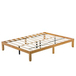 Cama de Madera Maciza de Caucho