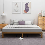 Cama de Madera Maciza de Caucho