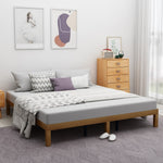 Cama de Madera Maciza de Caucho
