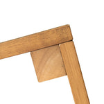 Cama de Madera Maciza de Caucho
