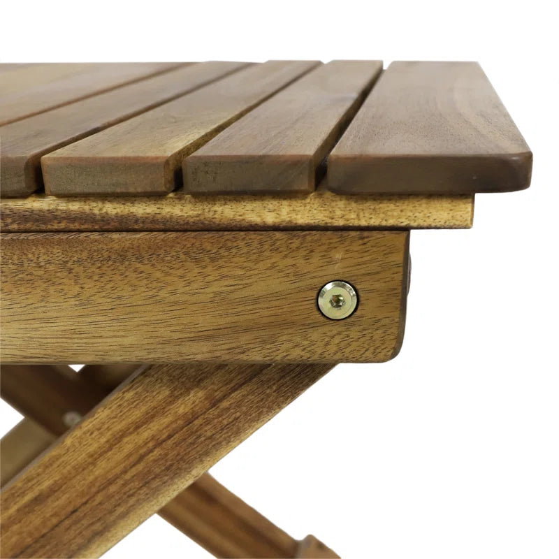 Mesa de Madera Artesanal de Acacia