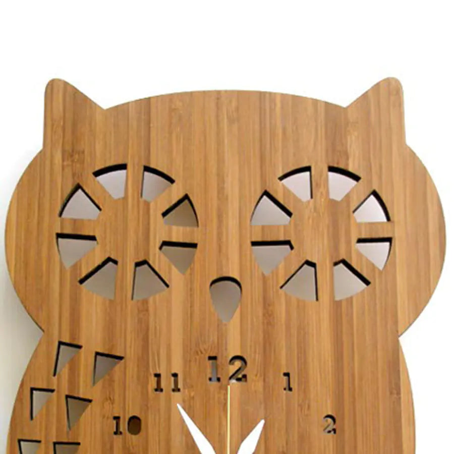 Owl Wall Clock - Animal Decor