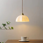 Japanese Wabi-Sabi Brass Designer Pendant Light