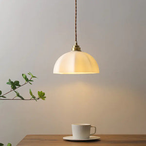 Japanese Wabi-Sabi Brass Designer Pendant Light