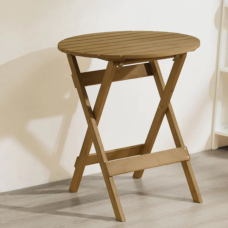 Portable Wooden Folding Dining Table and Chair Set