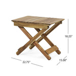 Mesa de Madera Artesanal de Acacia