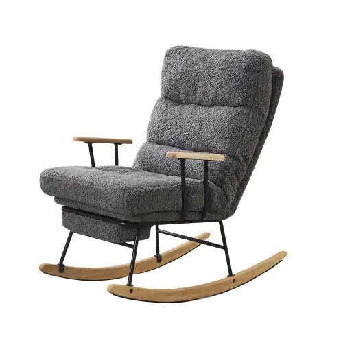 Sillón Mecedora con Reposapiés