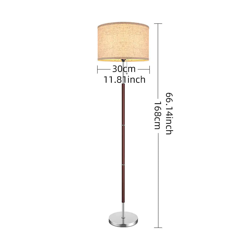 Minimalist American Floor Lamp with Pull Chain Decor