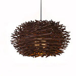 Southeast Asian Rattan Pendant Light for Restaurants