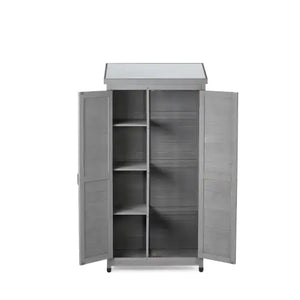 Gabinete de Almacenamiento Exterior de Madera