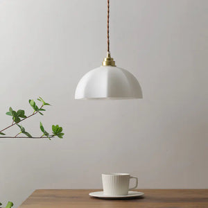 Japanese Wabi-Sabi Brass Designer Pendant Light